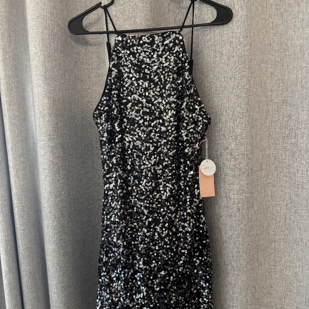 Blashe Black Sequence Dress Size Medium